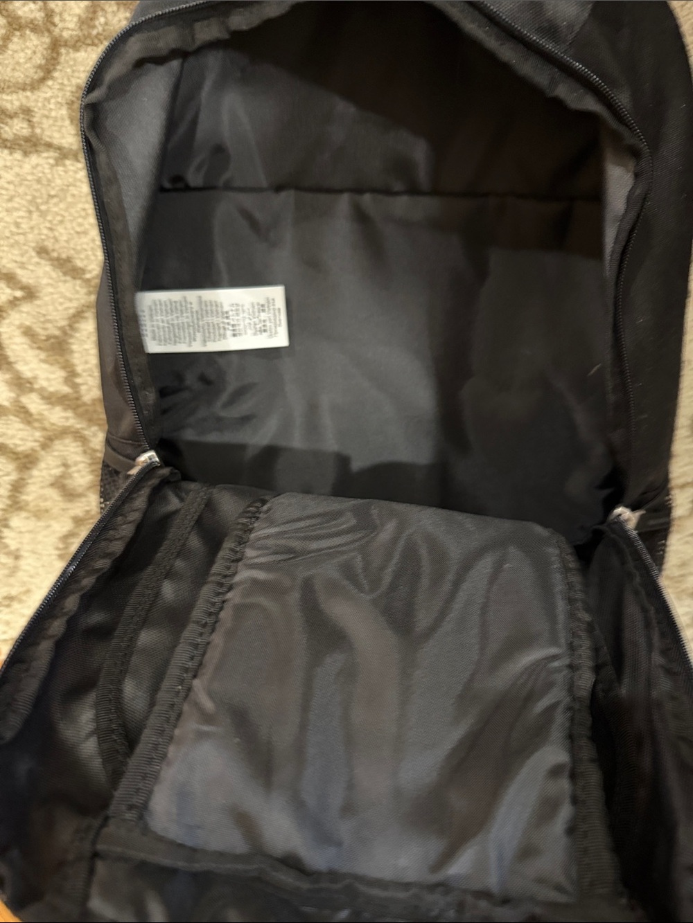 Oakley Black Men's Backpack with Front Logo - Picture 5 of 5